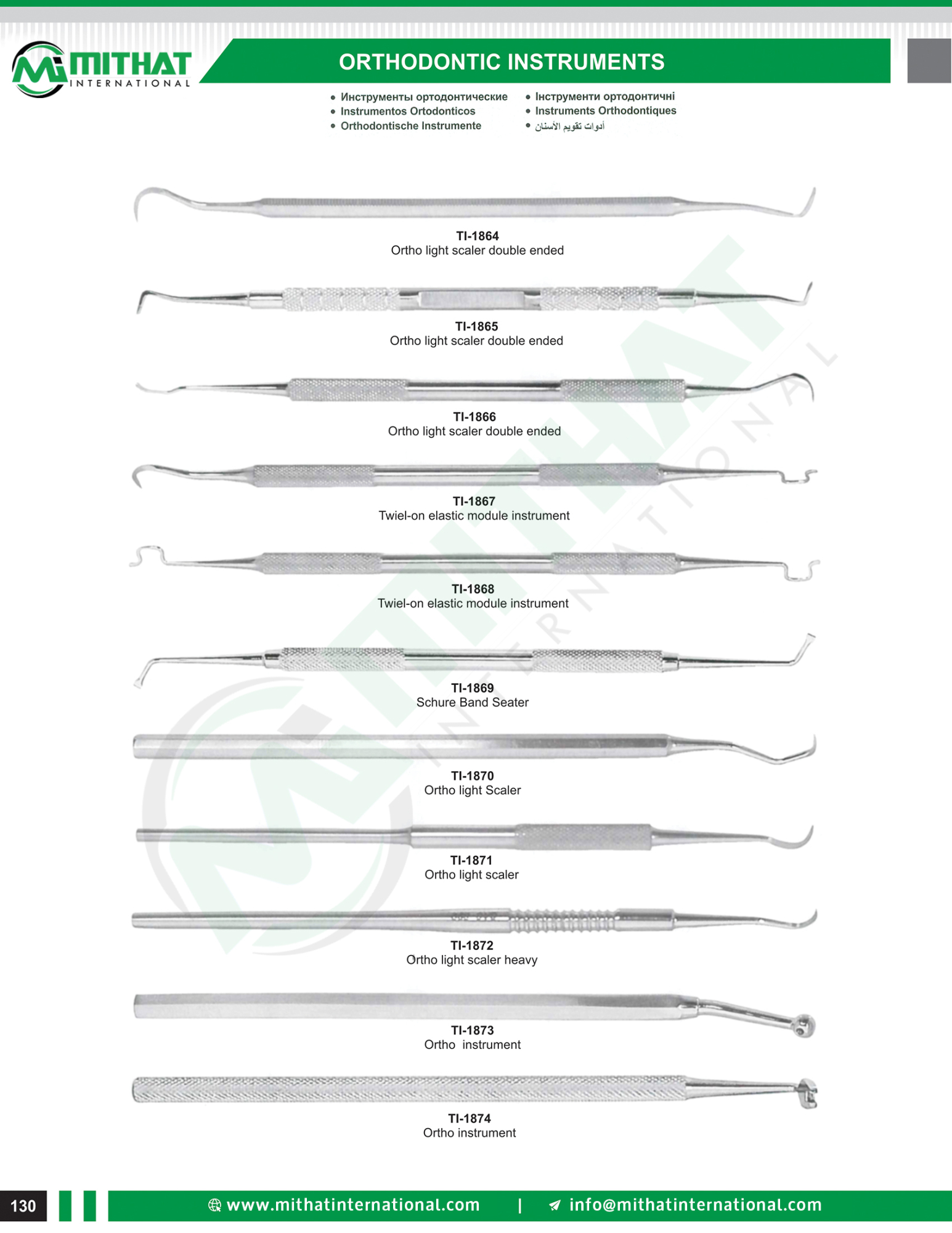 Orthodontic Instruments & Pliers